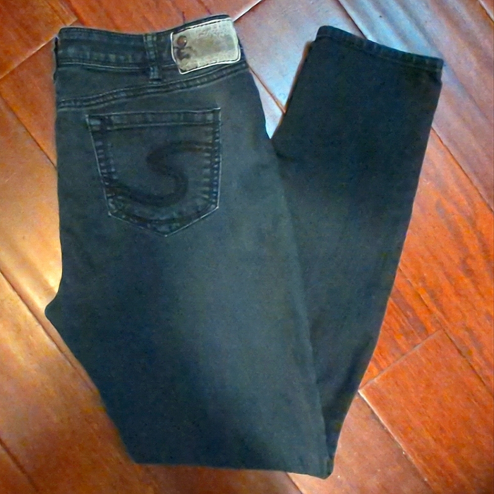 Silver Suki Jegging Jeans Stretch 32 black